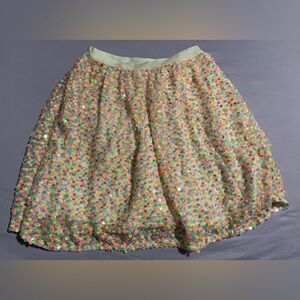 Cat & Jack Colorful Sequin Skirt